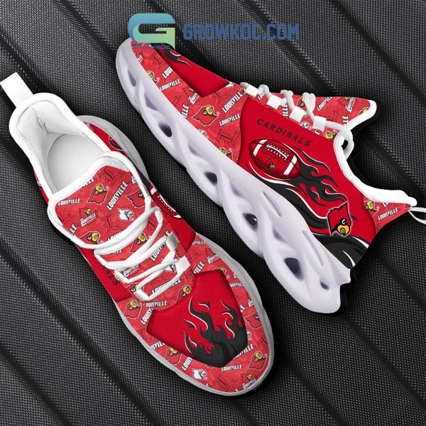 Louisville Cardinals Fan Personalized Max Soul Sneaker