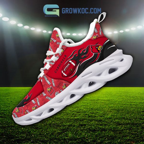 Louisville Cardinals Fan Personalized Max Soul Sneaker