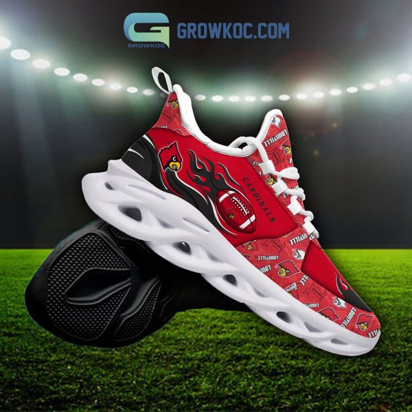 Louisville Cardinals Fan Personalized Max Soul Sneaker