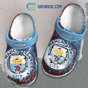 Manchester City Premier League Football Personalized Crocs Clogs
