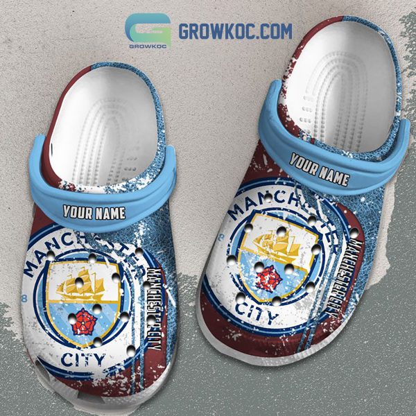 Manchester City Premier League Football Personalized Crocs Clogs