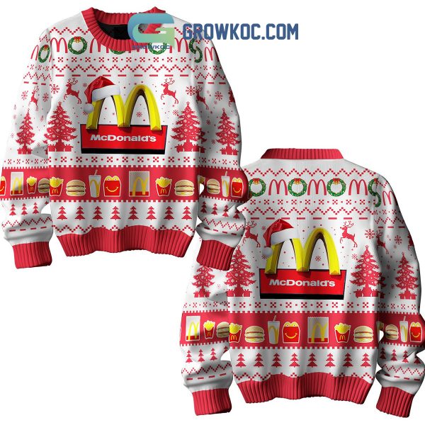 McDonald’s Christmas French Fries Hamburger Ugly Sweater