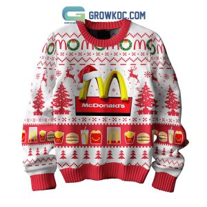 McDonald’s Christmas French Fries Hamburger Ugly Sweater