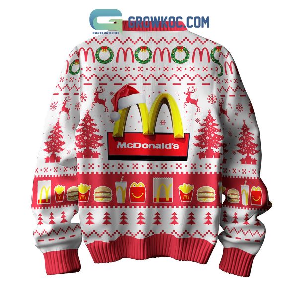 McDonald’s Christmas French Fries Hamburger Ugly Sweater