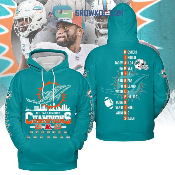 Miami Dolphins AFC Champions 2023 Hoodie T Shirt