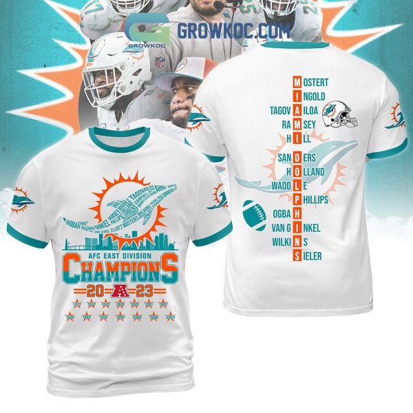 Miami Dolphins AFC Champions 2023 Hoodie T Shirt