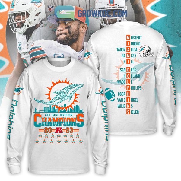 Miami Dolphins AFC Champions 2023 Hoodie T Shirt