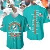 2023 Miami Dolphins AFC Champions Baseball Jersey