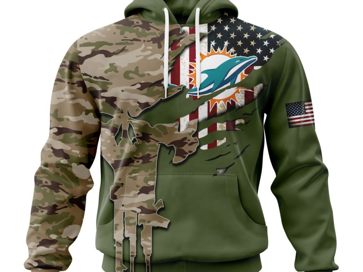 Miami dolphins best sale camo hoodie