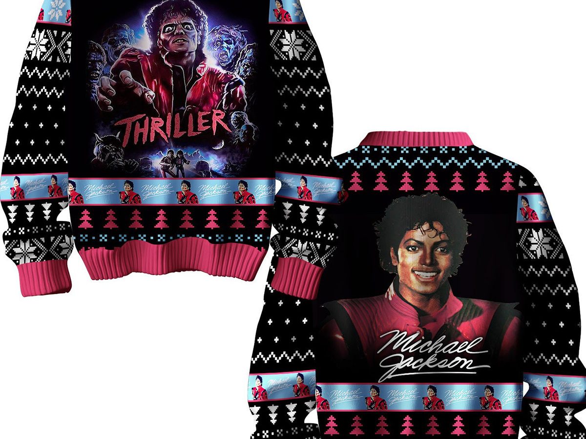 Michael jackson 2024 christmas jumper