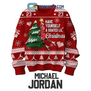Michael Jordan Goated Lil Christmas Ugly Sweater