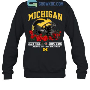 Michigan Wolverines 2024 Rose Bowl Game Go Michigan T-Shirt