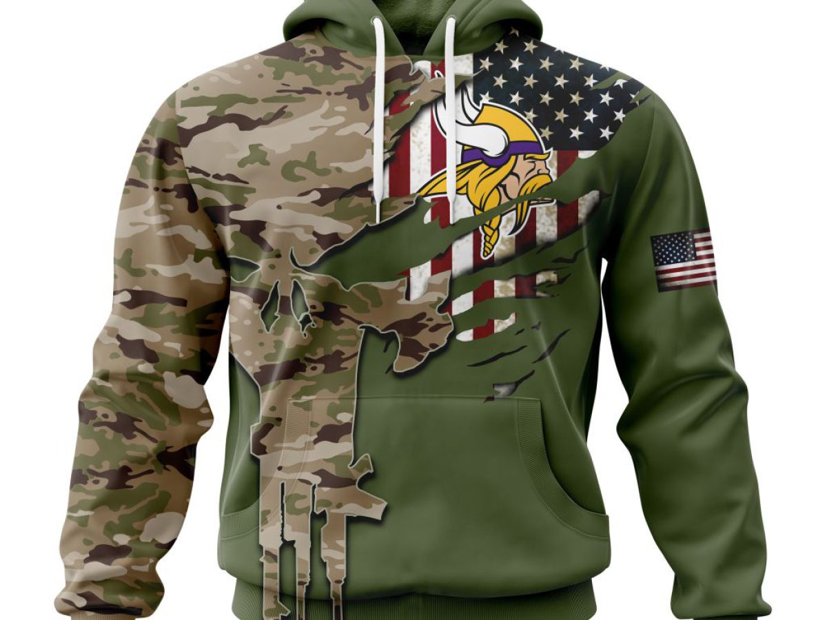 Minnesota vikings hotsell veterans day sweatshirt