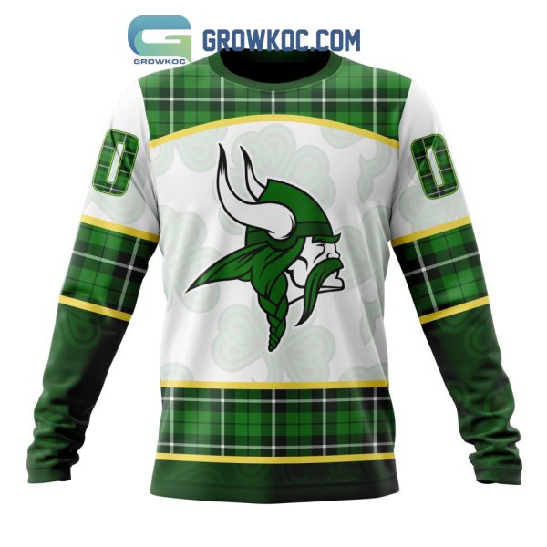 Minnesota Vikings St. Patrick Day Personalized Hoodie Shirts