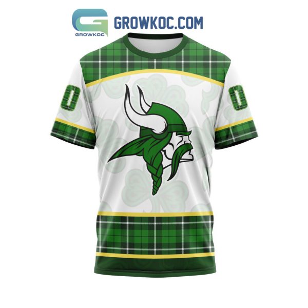 Minnesota Vikings St. Patrick Day Personalized Hoodie Shirts