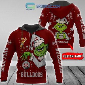 Mississippi State Bulldogs Grinch Christmas Personalized NCAA Hoodie Shirts