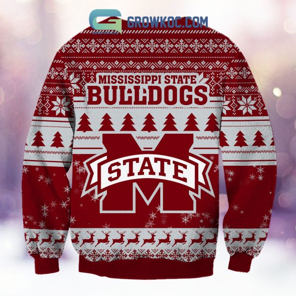 Mississippi State Bulldogs Grinch NCAA Christmas Ugly Sweater