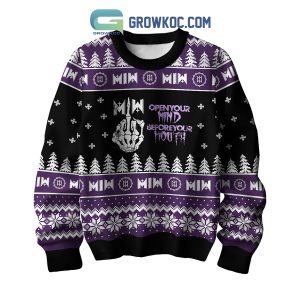 Motionless in White Open Your Mind Ugly Sweater