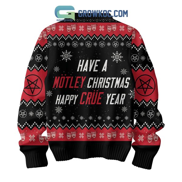 Motley Crue Happy New Year Merry Christmas Ugly Sweater