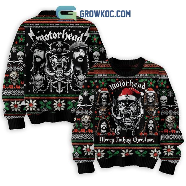 Motorhead Happy New Year Merry Christmas Ugly Sweater