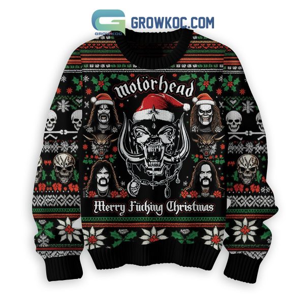 Motorhead Happy New Year Merry Christmas Ugly Sweater