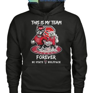 NC State Wolfpack This Is My Team Forever T-Shirt