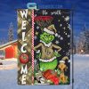 NCAA Texas Longhorns Grinch Basketball Christmas Welcome Garden Flag Custom Name