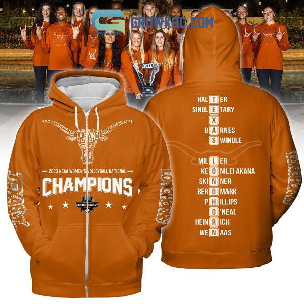 NCAA Women’s Volleyball National Champions 2023 Texas Longhorns Bull Hoodie Shirts