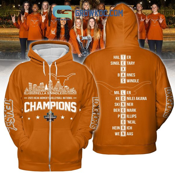 NCAA Women’s Volleyball National Champions 2023 Texas Longhorns Hoodie Shirts