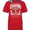 NFC West Division Champions San Francisco 49ers 2023 T-Shirt