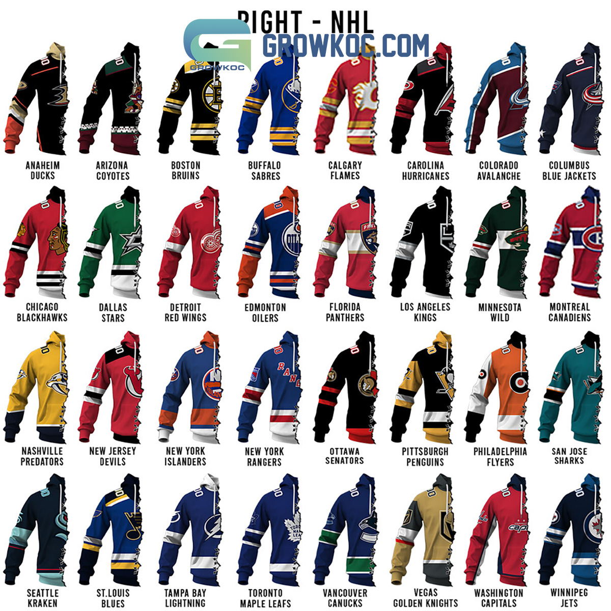 NFL Mix NHL 2 Team Home Jersey Hoodie T Shirt