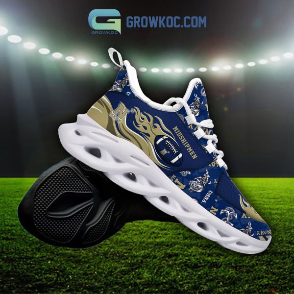 Navy Midshipmen Fan Personalized Max Soul Sneaker