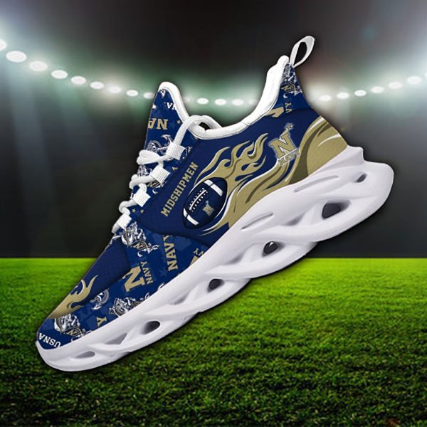 Navy Midshipmen Fan Personalized Max Soul Sneaker