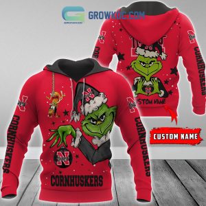Nebraska Cornhuskers Grinch Christmas Personalized NCAA Hoodie Shirts