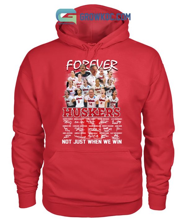 Nebraska Huskers Volleyball Forever Fan T-Shirt