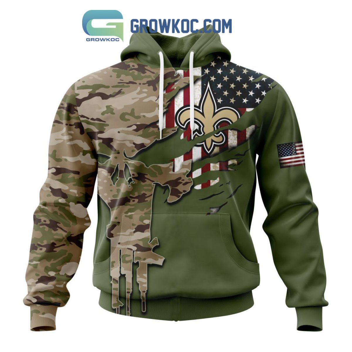 Nfl military deals hoodies saints