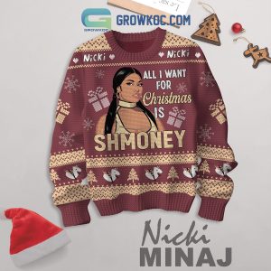 Nicki Minaj ShMoney Christmas Ugly Sweater