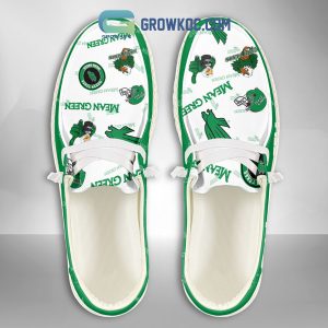 North Texas Mean Green Supporters Gift Merry Christmas Custom Name Hey Dude Shoes