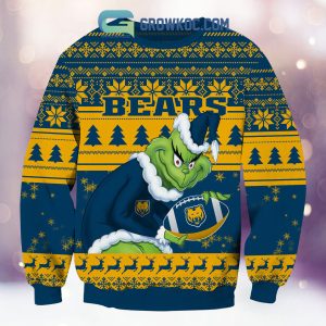 Northern Colorado Bears Grinch NCAA Christmas Ugly Sweater