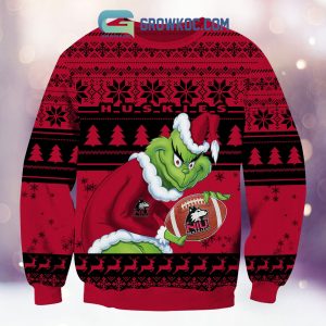 Northern Illinois Huskies Grinch NCAA Christmas Ugly Sweater