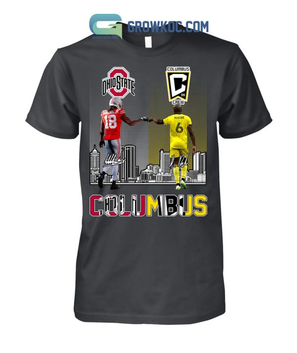 Ohio State Buckeyes And Columbus Crew Fan T-Shirt