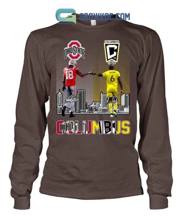 Ohio State Buckeyes And Columbus Crew Fan T-Shirt