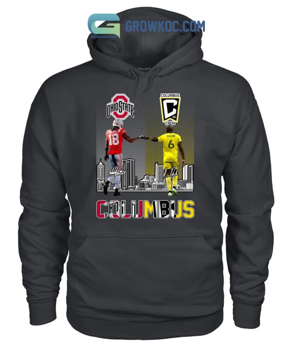 Ohio State Buckeyes And Columbus Crew Fan T-Shirt