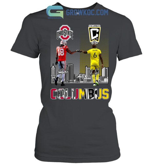 Ohio State Buckeyes And Columbus Crew Fan T-Shirt