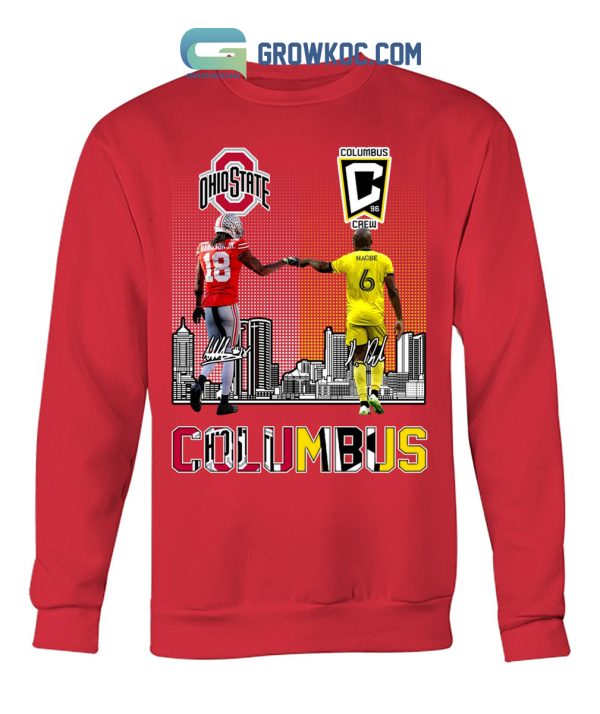 Ohio State Buckeyes And Columbus Crew Fan T-Shirt