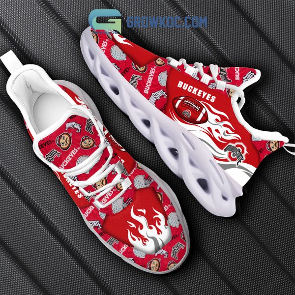 Ohio State Buckeyes Fan Personalized Max Soul Sneaker