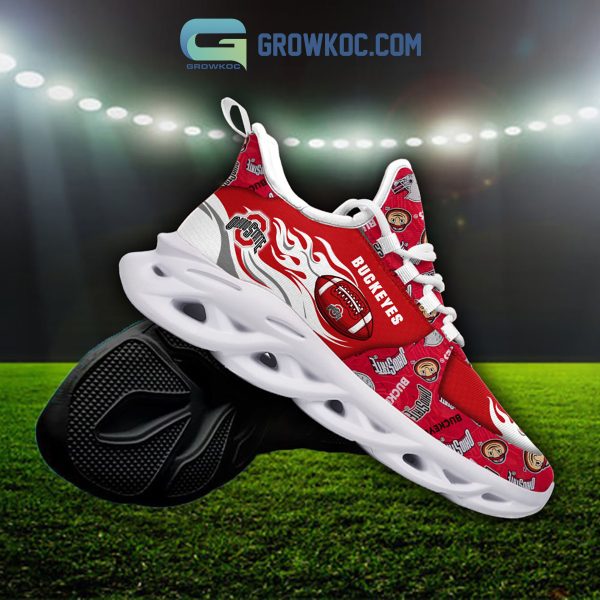 Ohio State Buckeyes Fan Personalized Max Soul Sneaker