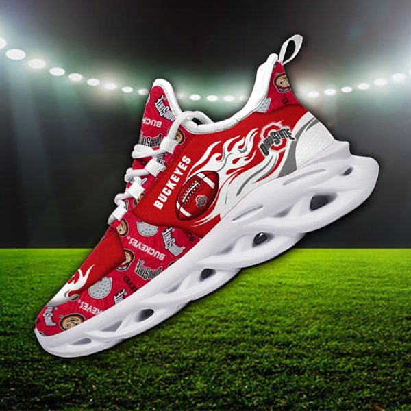 Ohio State Buckeyes Fan Personalized Max Soul Sneaker