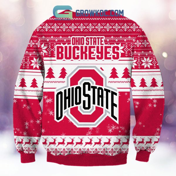 Ohio State Buckeyes Grinch NCAA Christmas Ugly Sweater