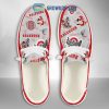 Ohio Bobcats Supporters Gift Merry Christmas Custom Name Hey Dude Shoes